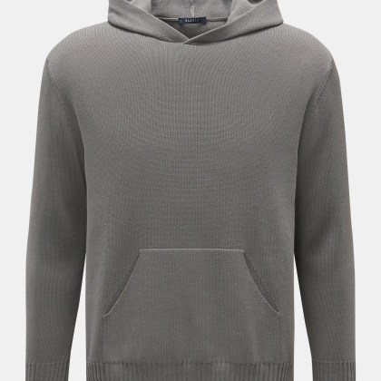 04651/ A trip in a bag - Herren - Kapuzenpullover grau 04651/ A trip in a bag - Herren - Kapuzenpullover grau
