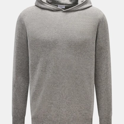 04651/ A trip in a bag - Herren - Kapuzenpullover grau meliert 04651/ A trip in a bag - Herren - Kapuzenpullover grau meliert