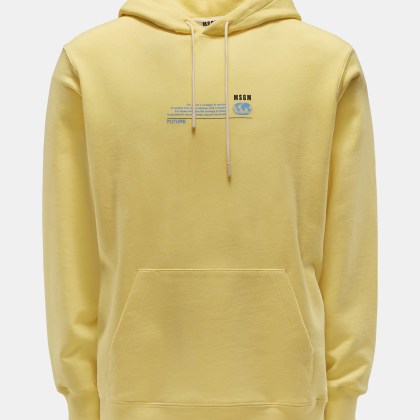 MSGM - Herren - Kapuzenpullover gelb MSGM - Herren - Kapuzenpullover gelb