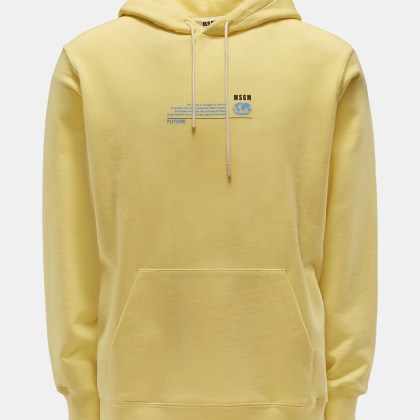 MSGM - Herren - Kapuzenpullover gelb MSGM - Herren - Kapuzenpullover gelb