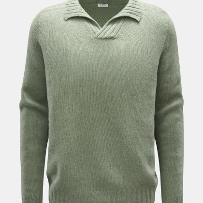 von Braun - Herren - Cashmere Troyer graugrün von Braun - Herren - Cashmere Troyer graugrün