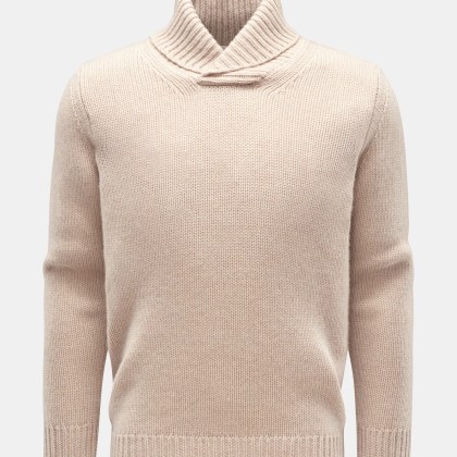 von Braun - Herren - Cashmere Pullover beige von Braun - Herren - Cashmere Pullover beige