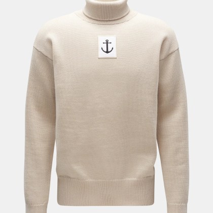 Jil Sander - Herren - Rollkragenpullover beige Jil Sander - Herren - Rollkragenpullover beige