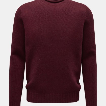 04651/ A trip in a bag - Herren - Pullover %27Blended Mock%27 bordeaux 04651/ A trip in a bag - Herren - Pullover %27Blended Mock%27 bordeaux