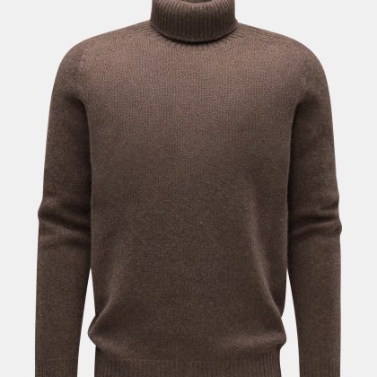 04651/ A trip in a bag - Herren - Rollkragenpullover %27Blended Turtle%27 graubraun 04651/ A trip in a bag - Herren - Rollkragenpullover %27Blended Turtle%27 graubraun