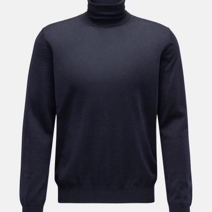 von Braun - Herren - Feinstrick-Rollkragenpullover navy von Braun - Herren - Feinstrick-Rollkragenpullover navy