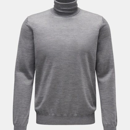 von Braun - Herren - Feinstrick-Rollkragenpullover grau von Braun - Herren - Feinstrick-Rollkragenpullover grau