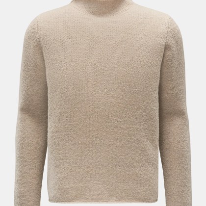 04651/ A trip in a bag - Herren - Rollkragenpullover %27Chunky%27 taupe 04651/ A trip in a bag - Herren - Rollkragenpullover %27Chunky%27 taupe