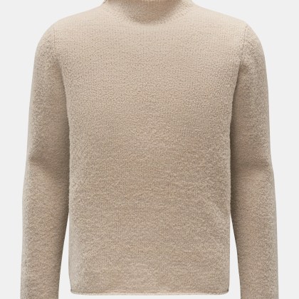 04651/ A trip in a bag - Herren - Rollkragenpullover %27Chunky%27 taupe 04651/ A trip in a bag - Herren - Rollkragenpullover %27Chunky%27 taupe