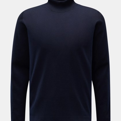 04651/ A trip in a bag - Herren - Rollkragenpullover %27Merino%27 navy 04651/ A trip in a bag - Herren - Rollkragenpullover %27Merino%27 navy