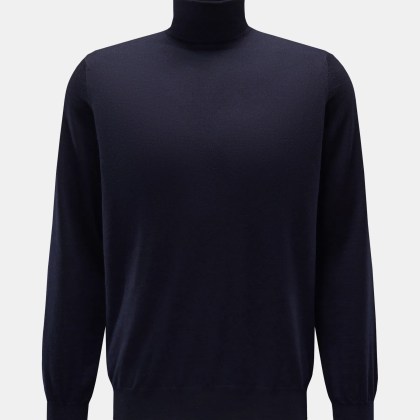 Brunello Cucinelli - Herren - Feinstrick-Rollkragenpullover navy Brunello Cucinelli - Herren - Feinstrick-Rollkragenpullover navy