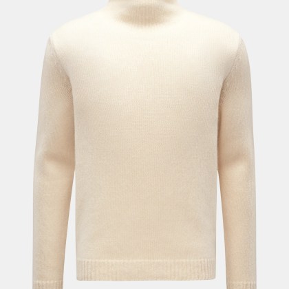 Fedeli - Herren - Cashmere Pullover %27Etna%27 creme Fedeli - Herren - Cashmere Pullover %27Etna%27 creme