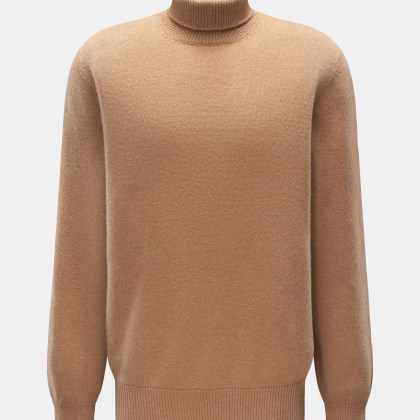 Laneus - Herren - Rollkragenpullover camel Laneus - Herren - Rollkragenpullover camel