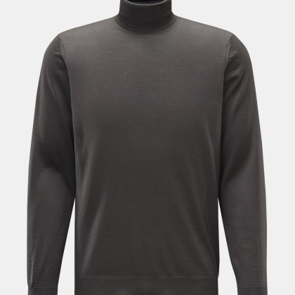 Drumohr - Herren - Merino Rollkragenpullover graubraun Drumohr - Herren - Merino Rollkragenpullover graubraun