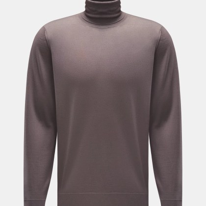 Drumohr - Herren - Merino Rollkragenpullover taupe Drumohr - Herren - Merino Rollkragenpullover taupe