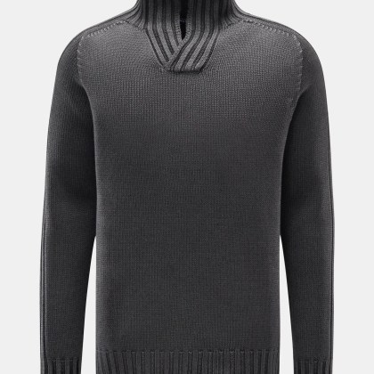 04651/ A trip in a bag - Herren - Pullover %27Foggy Troyer%27 dunkelgrau 04651/ A trip in a bag - Herren - Pullover %27Foggy Troyer%27 dunkelgrau