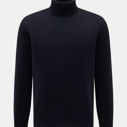 Filippo de Laurentiis - Herren - Cashmere Rollkragenpullover navy Filippo de Laurentiis - Herren - Cashmere Rollkragenpullover navy