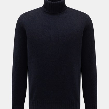 Filippo de Laurentiis - Herren - Cashmere Rollkragenpullover navy Filippo de Laurentiis - Herren - Cashmere Rollkragenpullover navy