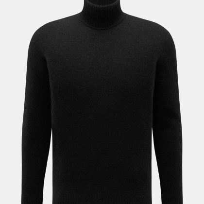 Filippo de Laurentiis - Herren - Rollkragenpullover schwarz Filippo de Laurentiis - Herren - Rollkragenpullover schwarz