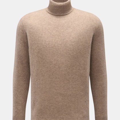 Filippo de Laurentiis - Herren - Rollkragenpullover beige meliert Filippo de Laurentiis - Herren - Rollkragenpullover beige meliert