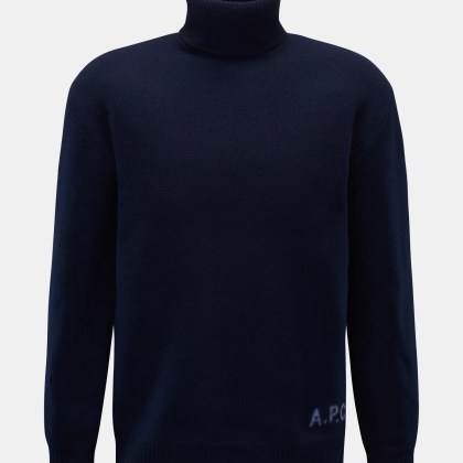 A.P.C. - Herren - Rollkragenpullover %27Walter%27 navy A.P.C. - Herren - Rollkragenpullover %27Walter%27 navy