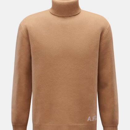 A.P.C. - Herren - Rollkragenpullover %27Walter%27 camel A.P.C. - Herren - Rollkragenpullover %27Walter%27 camel