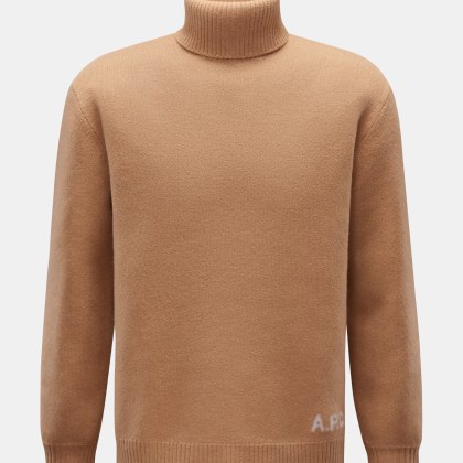 A.P.C. - Herren - Rollkragenpullover %27Walter%27 camel A.P.C. - Herren - Rollkragenpullover %27Walter%27 camel
