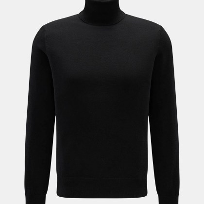 Cruciani - Herren - Cashmere Rollkragenpullover schwarz Cruciani - Herren - Cashmere Rollkragenpullover schwarz