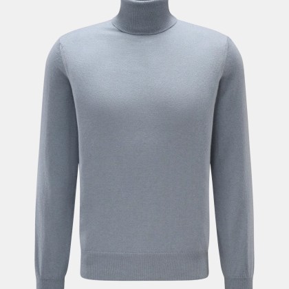 Cruciani - Herren - Cashmere Rollkragenpullover rauchblau Cruciani - Herren - Cashmere Rollkragenpullover rauchblau