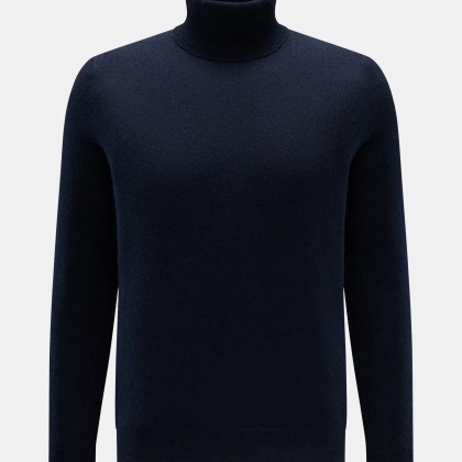 FTC - Herren - Cashmere Rollkragenpullover navy FTC - Herren - Cashmere Rollkragenpullover navy