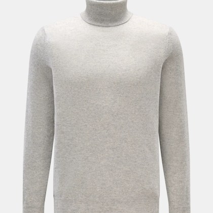 FTC - Herren - Cashmere Rollkragenpullover grau meliert FTC - Herren - Cashmere Rollkragenpullover grau meliert