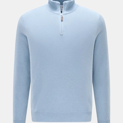 FTC - Herren - Cashmere Troyer hellblau meliert FTC - Herren - Cashmere Troyer hellblau meliert