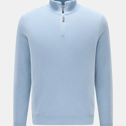 FTC - Herren - Cashmere Troyer hellblau meliert FTC - Herren - Cashmere Troyer hellblau meliert
