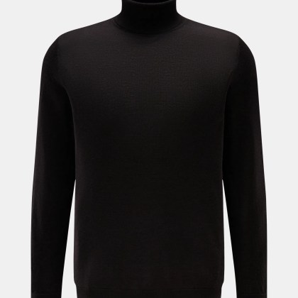 FTC - Herren - Feinstrick-Rollkragenpullover dunkelbraun FTC - Herren - Feinstrick-Rollkragenpullover dunkelbraun