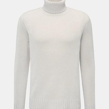 FTC - Herren - Cashmere Rollkragenpullover hellgrau FTC - Herren - Cashmere Rollkragenpullover hellgrau
