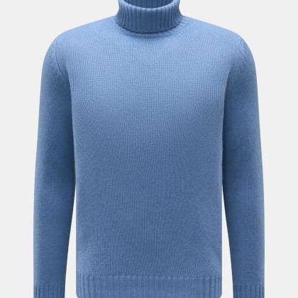 Bruno Manetti - Herren - Cashmere Rollkragenpullover rauchblau Bruno Manetti - Herren - Cashmere Rollkragenpullover rauchblau
