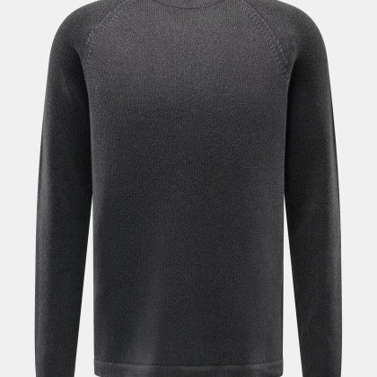 04651/ A trip in a bag - Herren - Wende-Rundhalspullover %27Foggy Crew%27 dunkelgrau 04651/ A trip in a bag - Herren - Wende-Rundhalspullover %27Foggy Crew%27 dunkelgrau