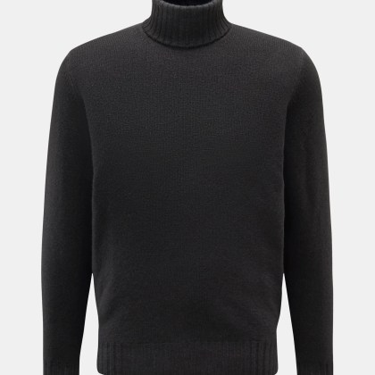 Filippo de Laurentiis - Herren - Merino Rollkragenpullover anthrazit meliert Filippo de Laurentiis - Herren - Merino Rollkragenpullover anthrazit meliert