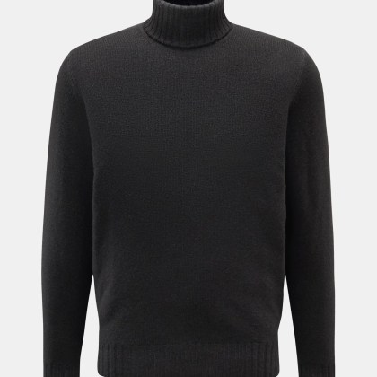 Filippo de Laurentiis - Herren - Merino Rollkragenpullover anthrazit meliert Filippo de Laurentiis - Herren - Merino Rollkragenpullover anthrazit meliert
