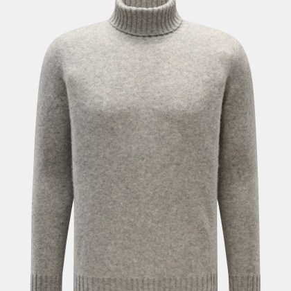 Piacenza 1733 - Herren - Rollkragenpullover grau meliert Piacenza 1733 - Herren - Rollkragenpullover grau meliert