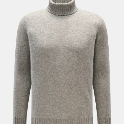 Piacenza 1733 - Herren - Rollkragenpullover grau meliert Piacenza 1733 - Herren - Rollkragenpullover grau meliert