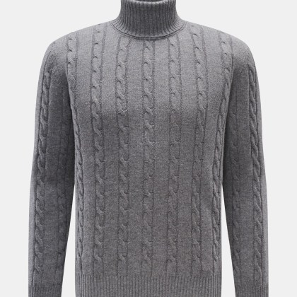 Aurélien - Herren - Rollkragenpullover grau Aurélien - Herren - Rollkragenpullover grau