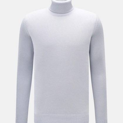 von Braun - Herren - Cashmere Rollkragenpullover hellblau von Braun - Herren - Cashmere Rollkragenpullover hellblau