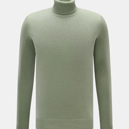 von Braun - Herren - Cashmere Rollkragenpullover salbei von Braun - Herren - Cashmere Rollkragenpullover salbei