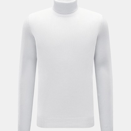 von Braun - Herren - Cashmere Rollkragenpullover hellgrau von Braun - Herren - Cashmere Rollkragenpullover hellgrau