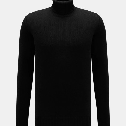von Braun - Herren - Cashmere Rollkragenpullover schwarz von Braun - Herren - Cashmere Rollkragenpullover schwarz
