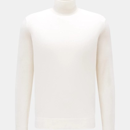 von Braun - Herren - Merino Rollkragenpullover offwhite von Braun - Herren - Merino Rollkragenpullover offwhite