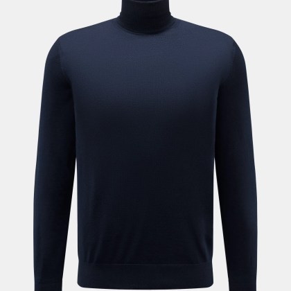 von Braun - Herren - Merino Rollkragenpullover navy von Braun - Herren - Merino Rollkragenpullover navy
