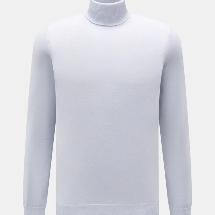 von Braun - Herren - Cashmere Rollkragenpullover hellblau von Braun - Herren - Cashmere Rollkragenpullover hellblau
