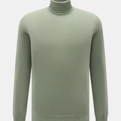 von Braun - Herren - Cashmere Rollkragenpullover salbei von Braun - Herren - Cashmere Rollkragenpullover salbei